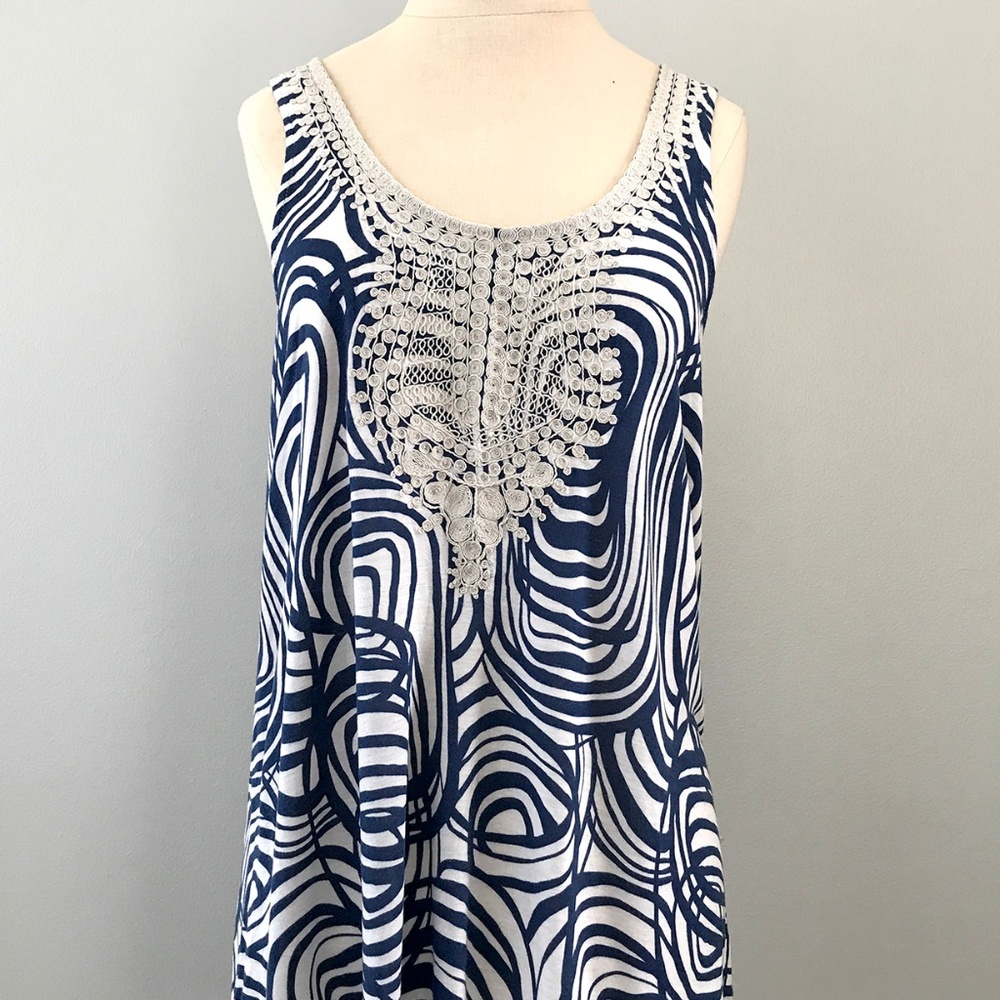 Anthropologie Vanessa Virginia Coriolis Tank Top Large - Picture 1 of 7